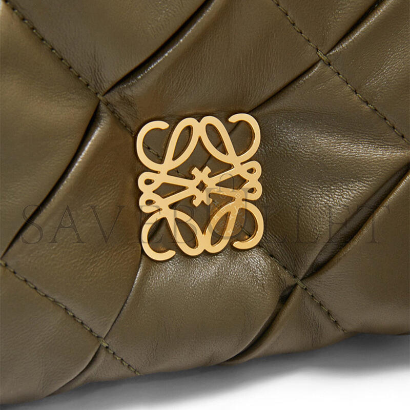 L0ew* mini puffer goya bag in shiny nappa lambskin (20*13*6cm)
